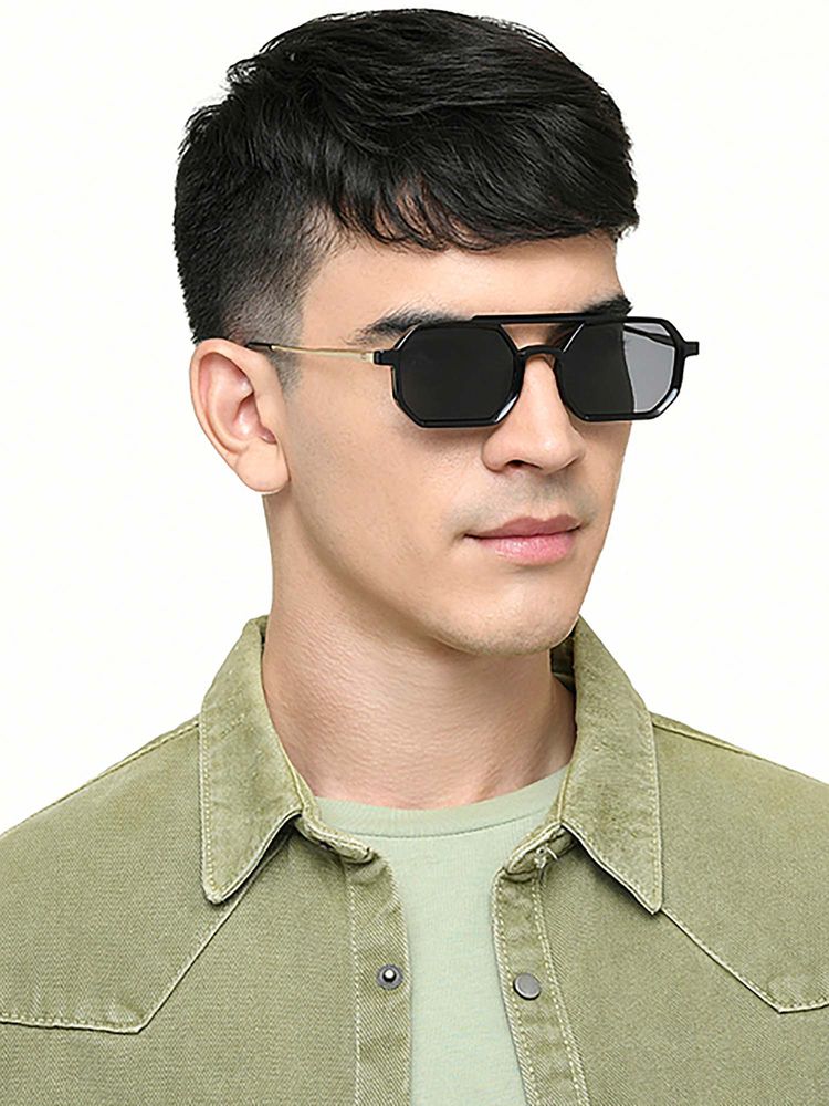 Vincent Chase Unisex Polarization & 100% UV Protected Grey Lens Full Rim Sunglasses-picture-13