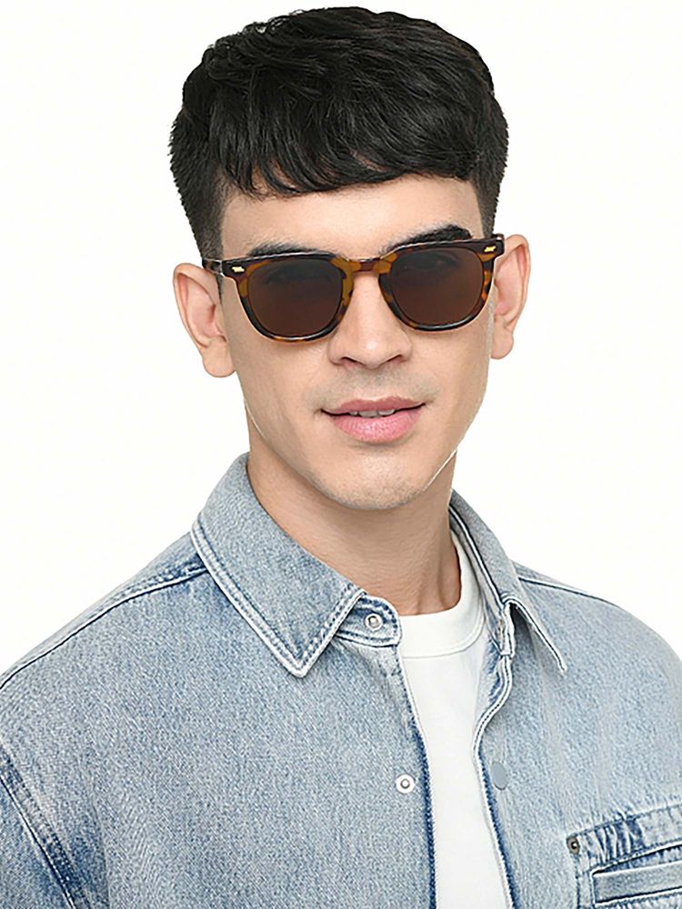 Vincent Chase Unisex Polarization & 100% UV Protected Brown Lens Full Rim Sunglasses-picture-23