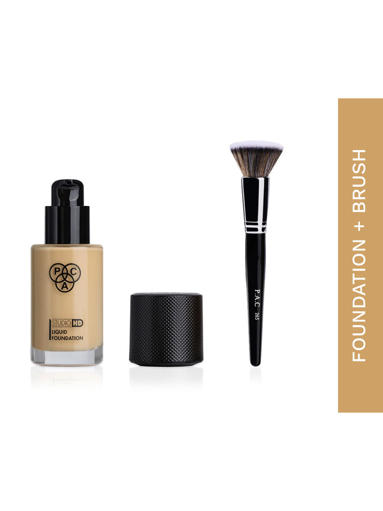 PAC Studio HD Liquid Foundation - 1.9 with Blending Foundation Brush-picture-35