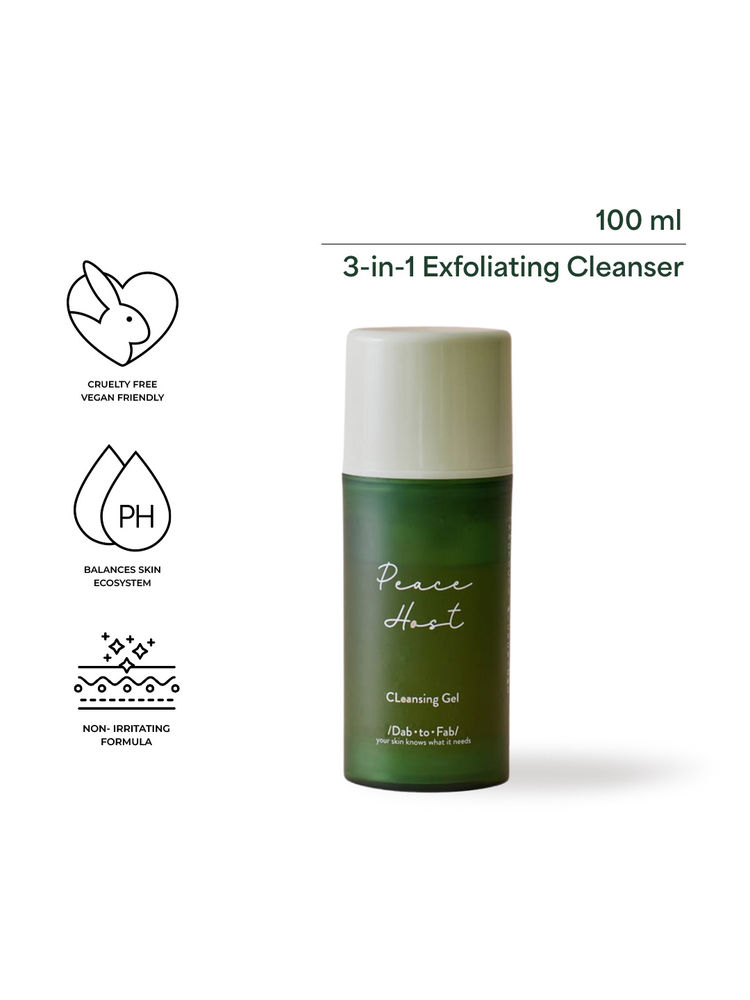 Dab to Fab Peace Host Balm to Gel Exfoliating Cleanser with Turmeric & Niacinamide for Dry & Sensitive Skin-picture-13