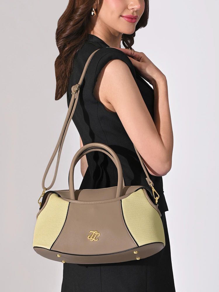 Lavie Signature Women's Canva Medium Satchel Handbag (Medium)-picture-28