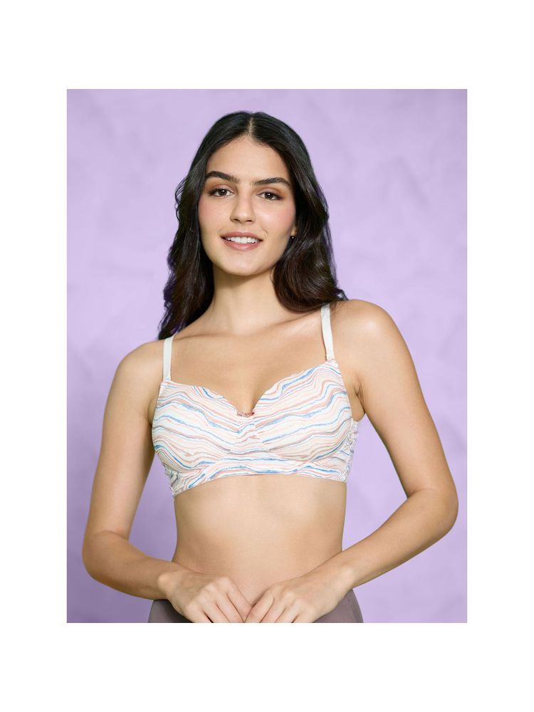 Nykd by Nykaa Summer Breeze Printed Bra-Clay-NYB274-picture-14
