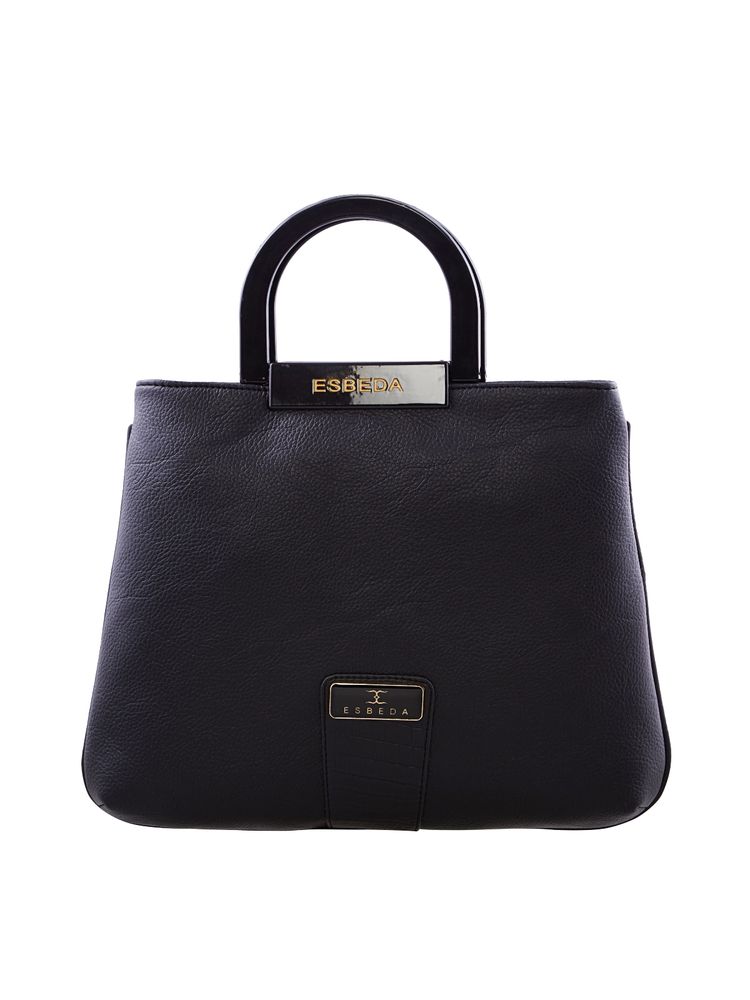 Esbeda Solid Pu Synthetic Armbag - Black