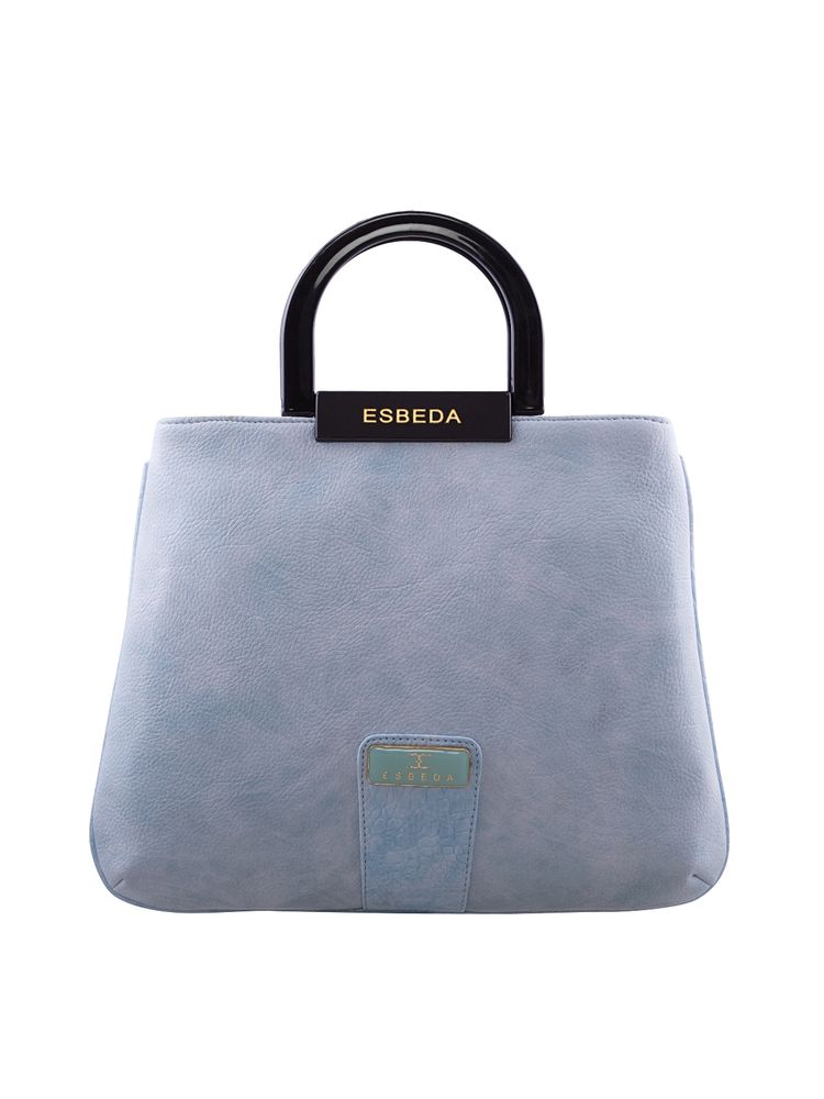 Esbeda Solid Pu Synthetic Armbag - Light Blue