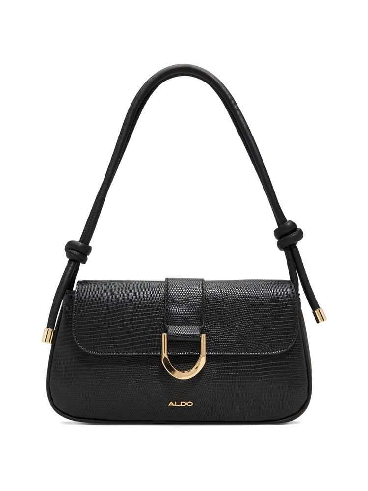 Aldo Black Synthetic Solid Handbag-picture-23