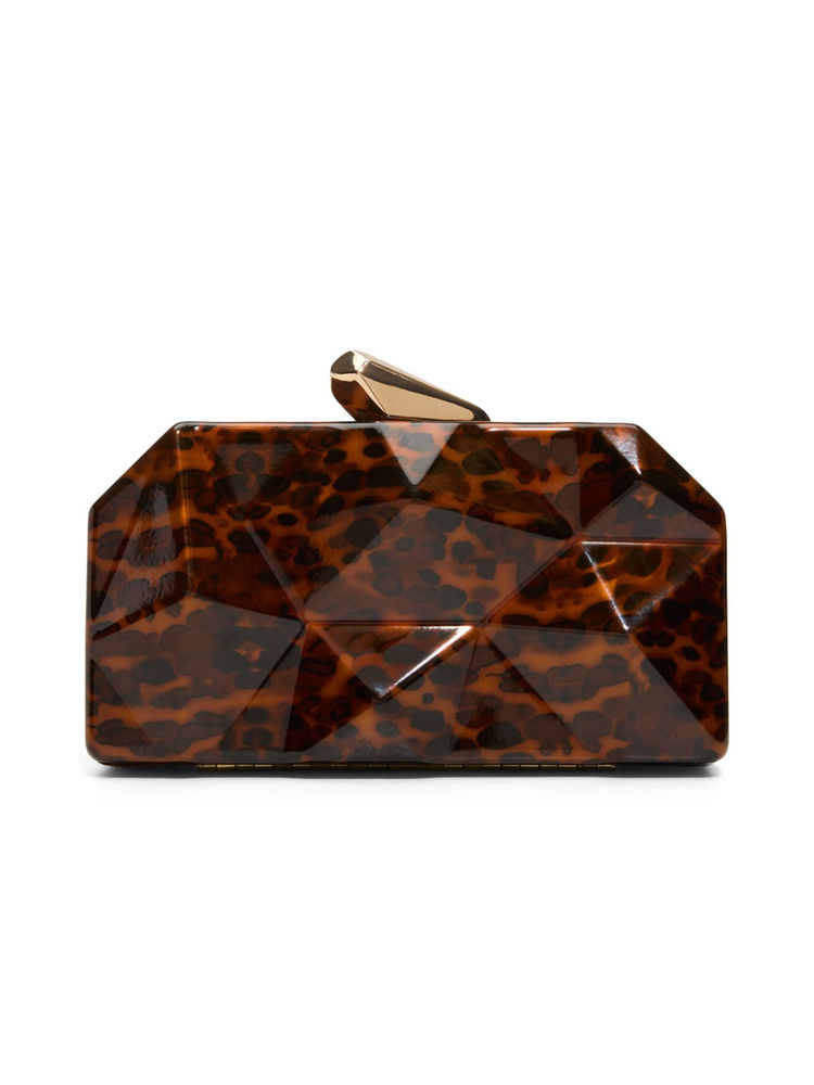 Aldo Brown Synthetic Solid Clutch with Detachable Chain Strap-picture-20