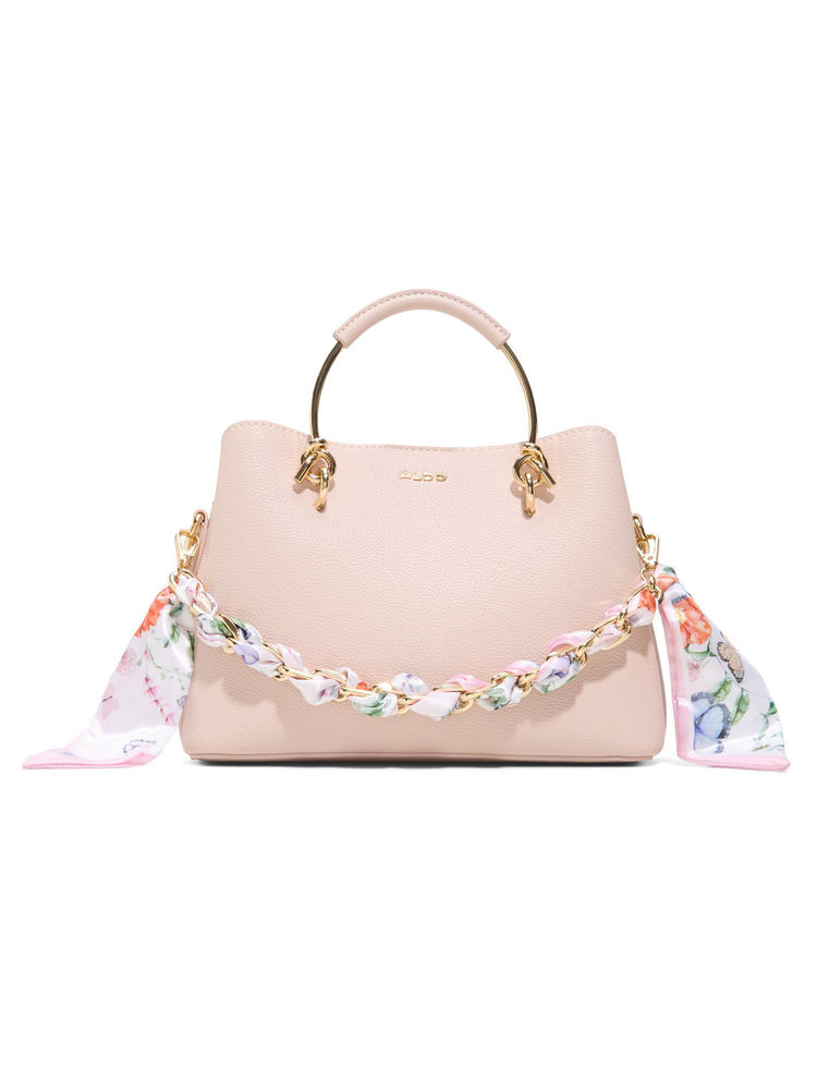 Aldo Pink Synthetic Solid Handbag with Detachable Strap-picture-10