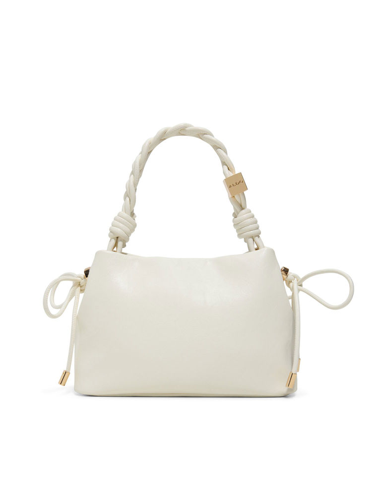 Aldo Beige Synthetic Solid Handbag with Detachable Strap-picture-14