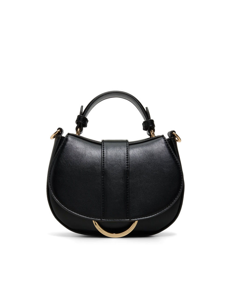 Call It Spring Black Synthetic Solid Handbag with Detachable Strap-picture-26