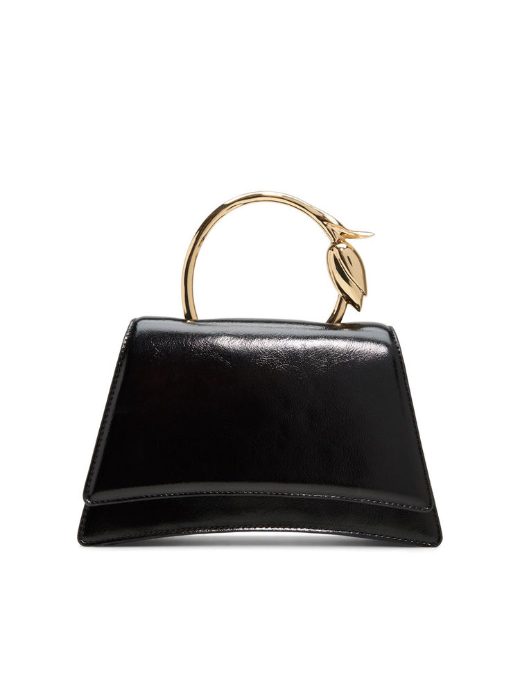 Aldo Black Synthetic Solid Handbag with Detachable Strap-picture-32