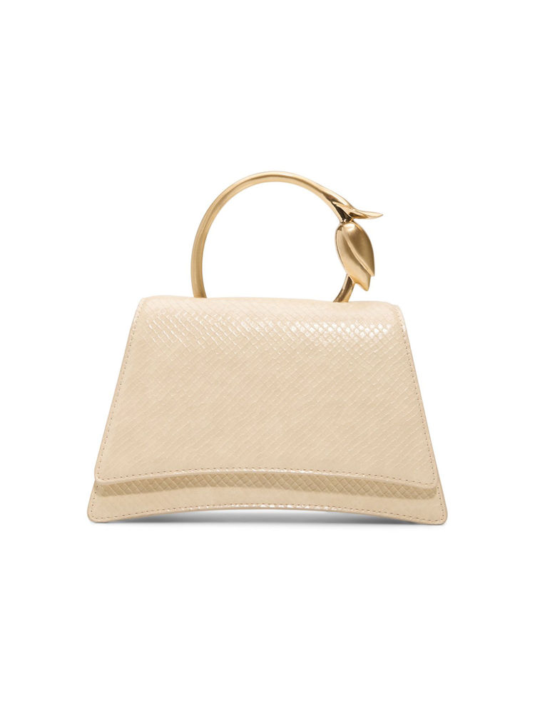 Aldo Beige Synthetic Solid Handbag with Detachable Strap-picture-26