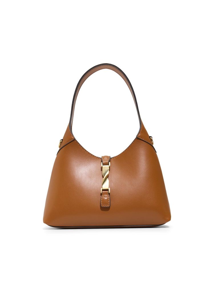 Aldo Brown Synthetic Solid Handbag with Detachable Strap-picture-15