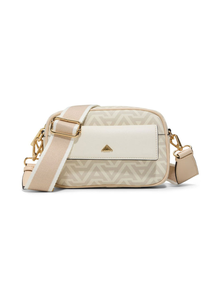 Aldo Black Synthetic Printed Slingbag with Detachable Strap-picture-14