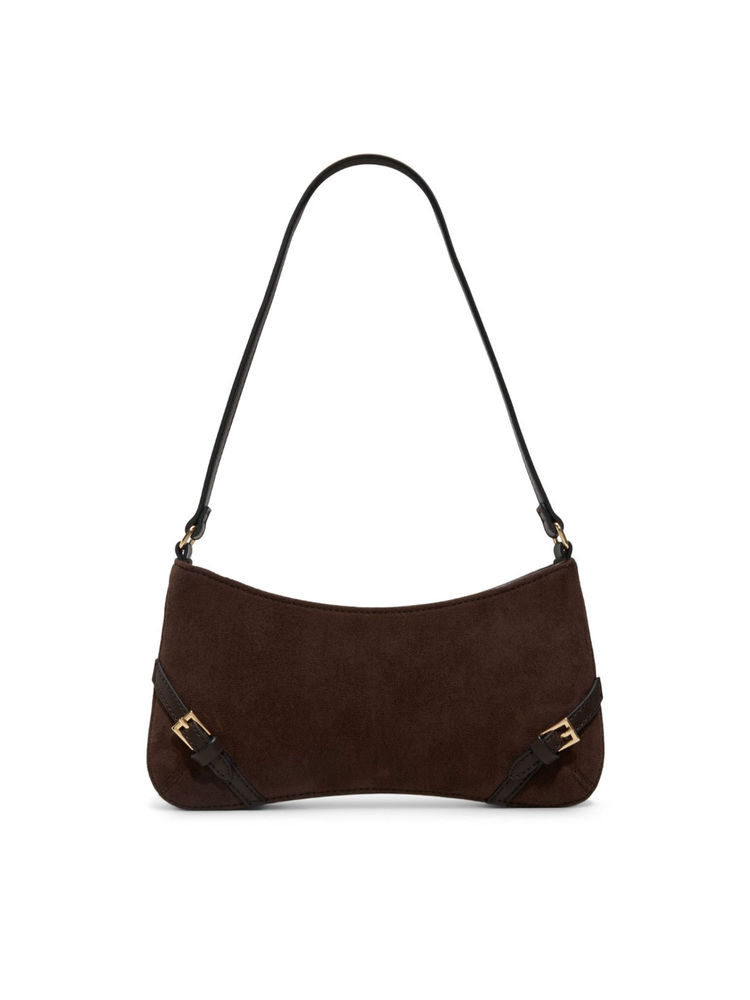 Call It Spring Brown Textile Solid Handbag-picture-10