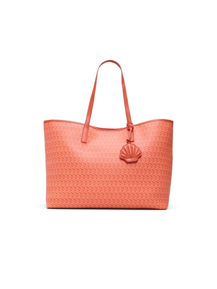 Call It Spring Peach Synthetic Printed Tote Bag-picture-27