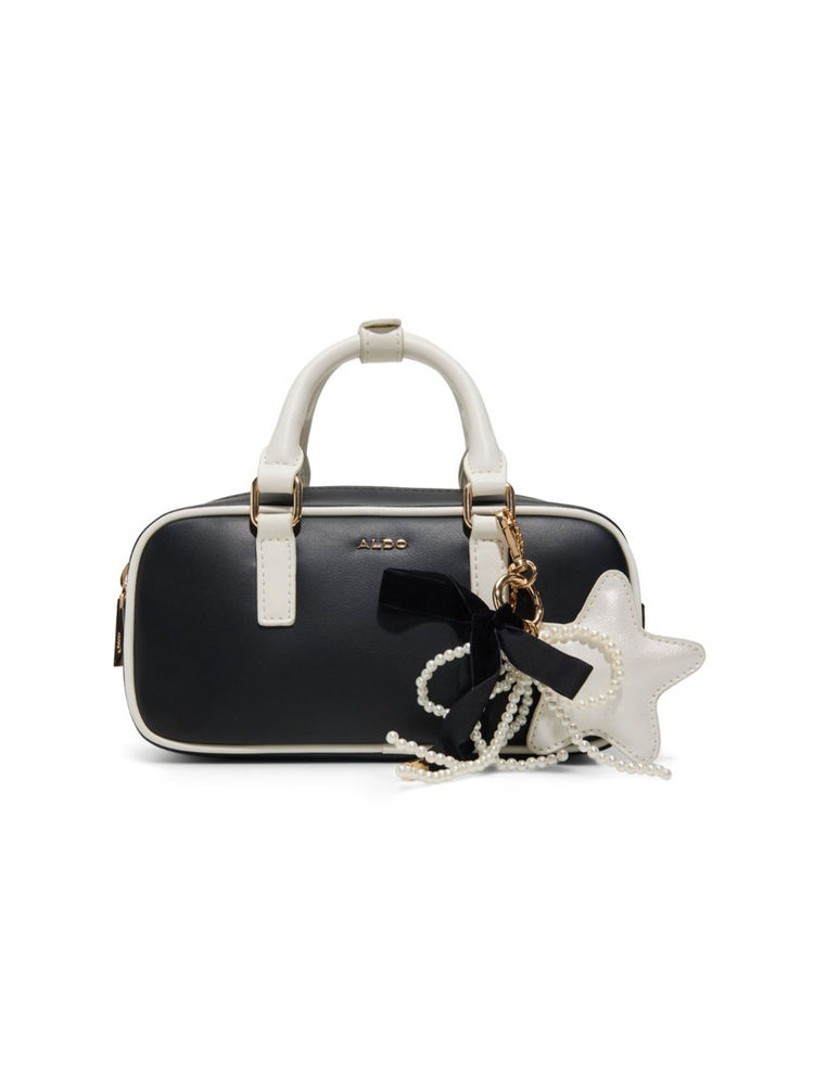 Aldo Black Synthetic Solid Handbag with Detachable Strap-picture-23