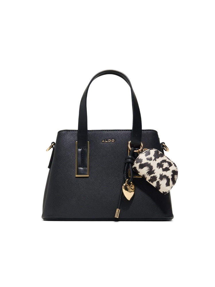 Aldo Black Synthetic Solid Handbag with Detachable Strap-picture-37