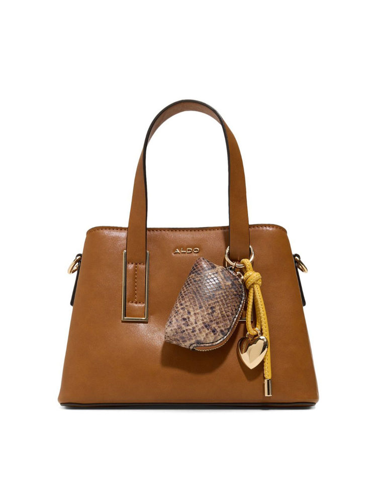 Aldo Brown Synthetic Solid Handbag with Detachable Strap-picture-25