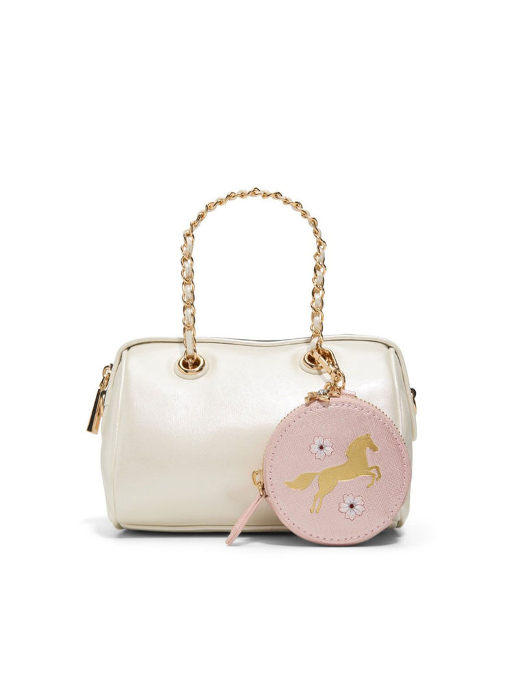Aldo Beige Synthetic Solid Handbag with Detachable Strap-picture-22