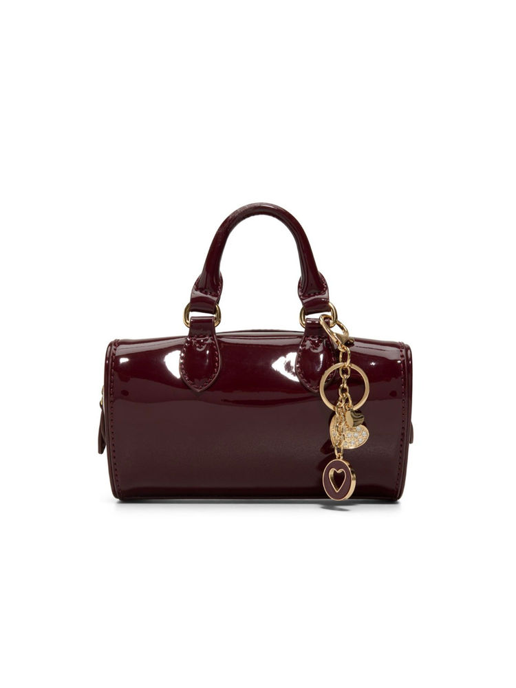 Call It Spring Red Synthetic Solid Handbag with Detachable Strap-picture-19