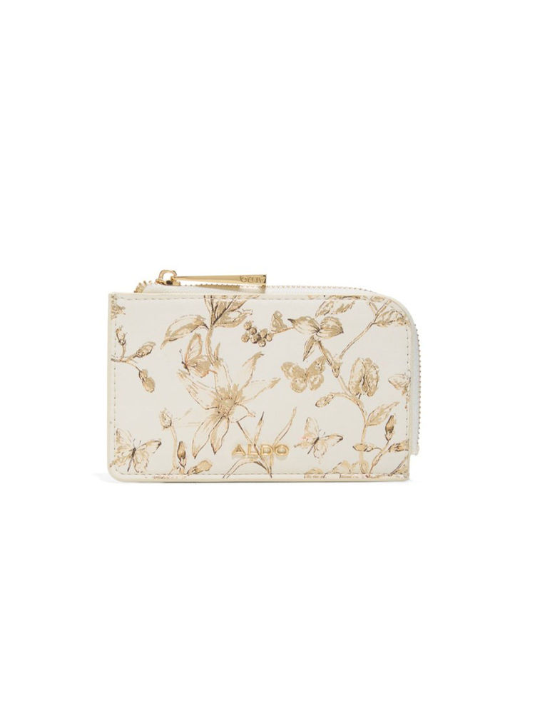 Aldo Gold Synthetic Floral Wallet-picture-13
