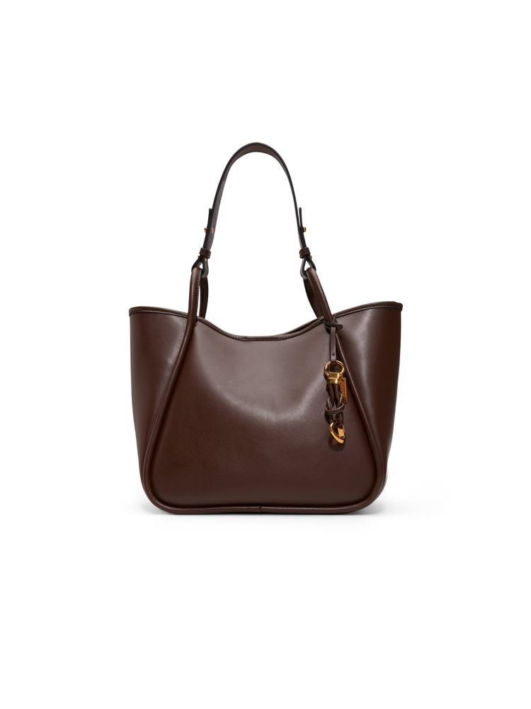 Aldo Brown Synthetic Solid Handbag with Pouch-image-38