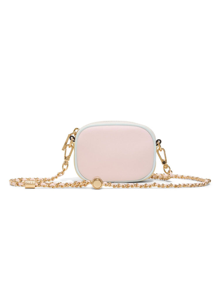 Aldo Pink Synthetic Textured Slingbag with Detachable Strap-picture-12