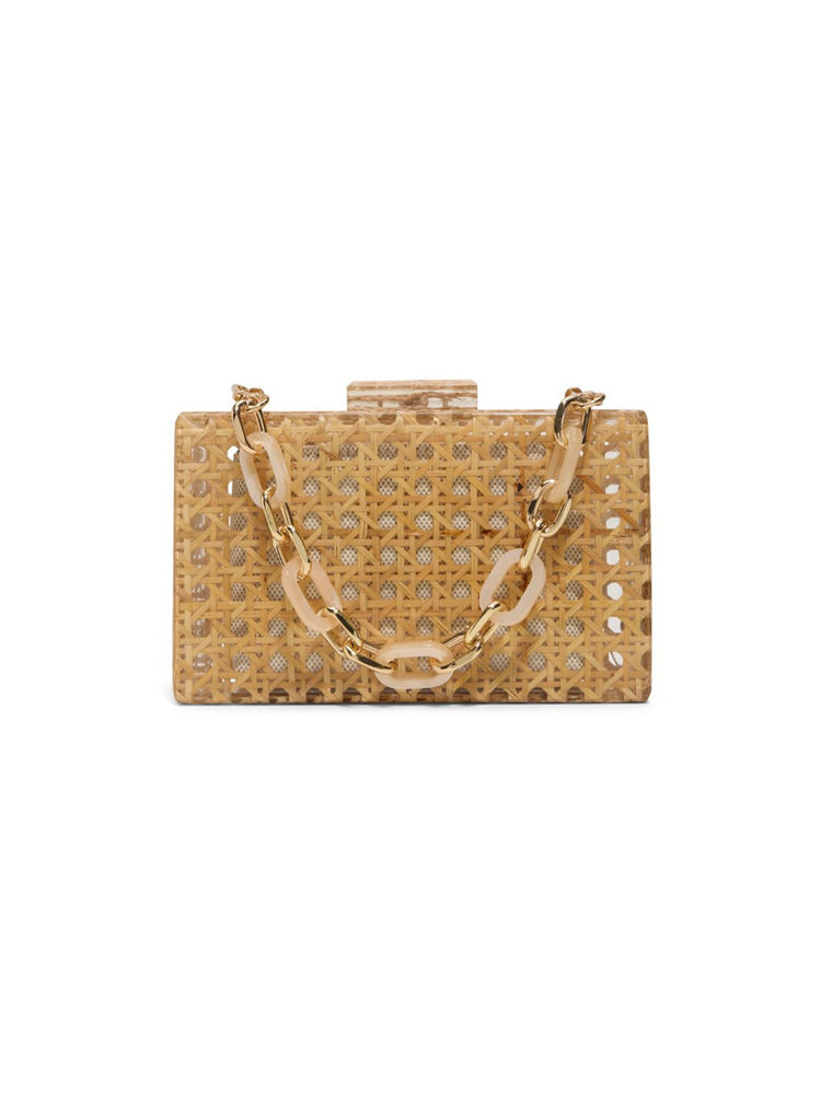 Aldo Brown Synthetic Solid Clutch with Detachable Strap and Chain Strap-image-45