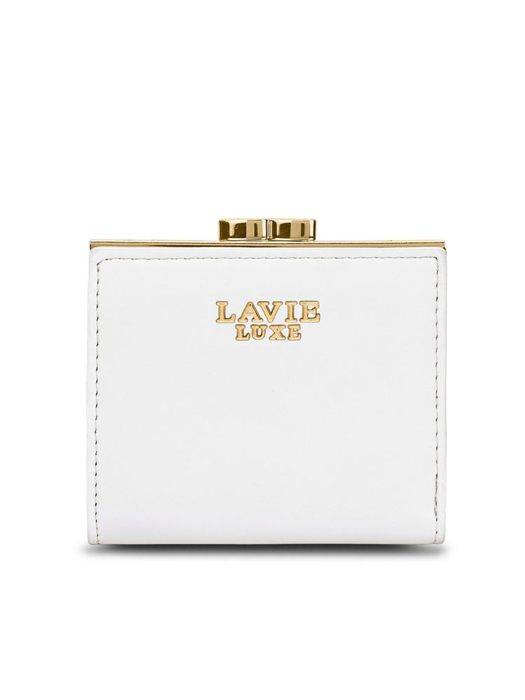 Lavie Luxe White Synthetic Leather Solid Wallet-picture-18