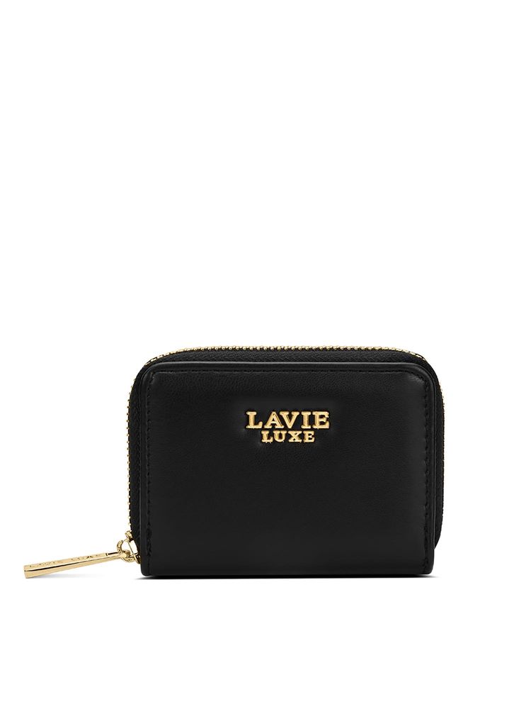 Lavie Luxe Black Vegan Leather Solid Wallet-picture-31