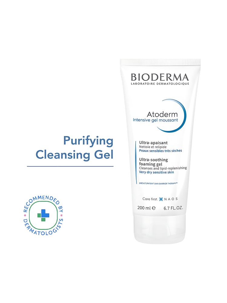 Bioderma Ultra-Soothing Foaming Gel Atoderm Intensive Gel Moussant With Niacinamide