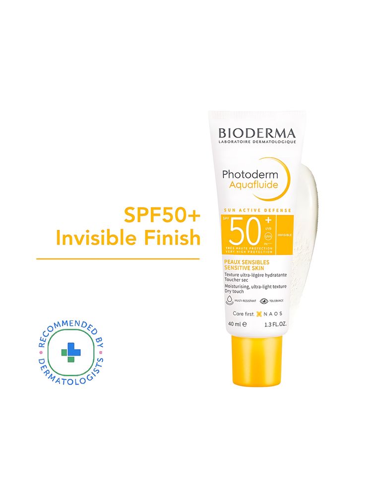 Bioderma SPF 50+ Non-tinted Sunscreen - Photoderm Aquafluide Neutre Sunscreen - Sensitive Skin-picture-49