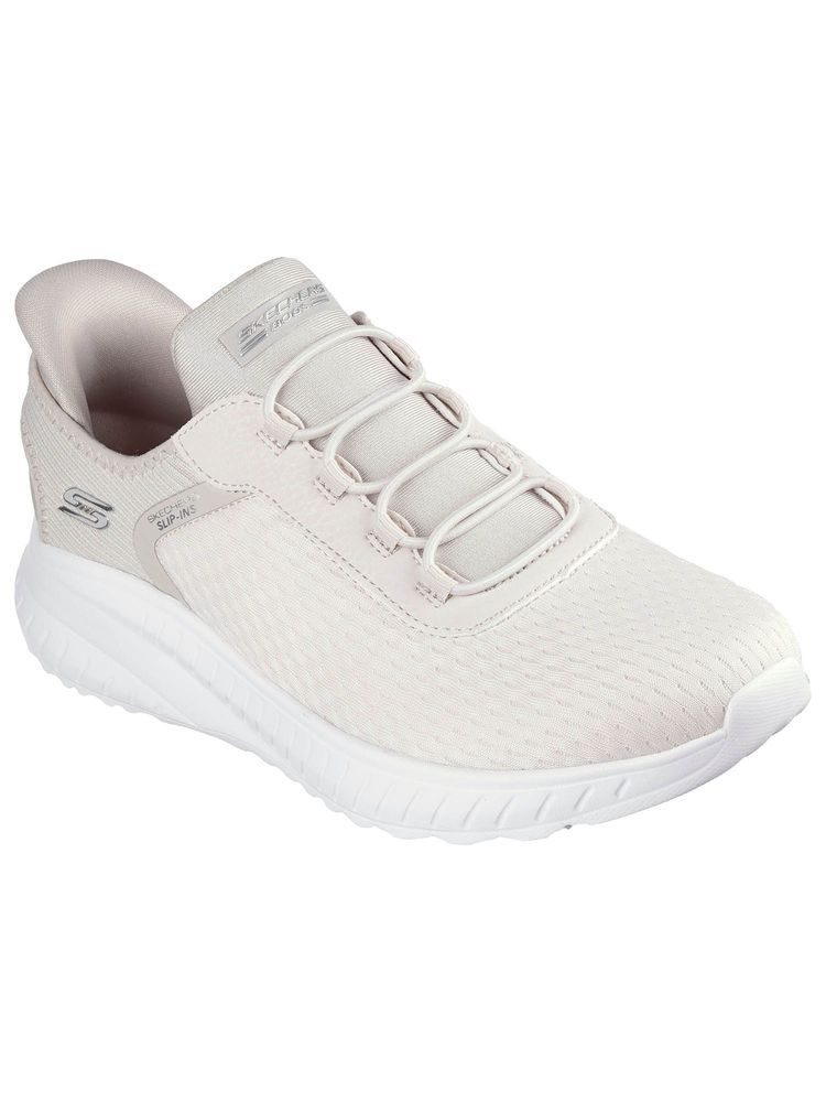 SKECHERS Women BOBS SQUAD CHAOS - IN COLOR Off White Casual Slip On Sneakers-picture-23