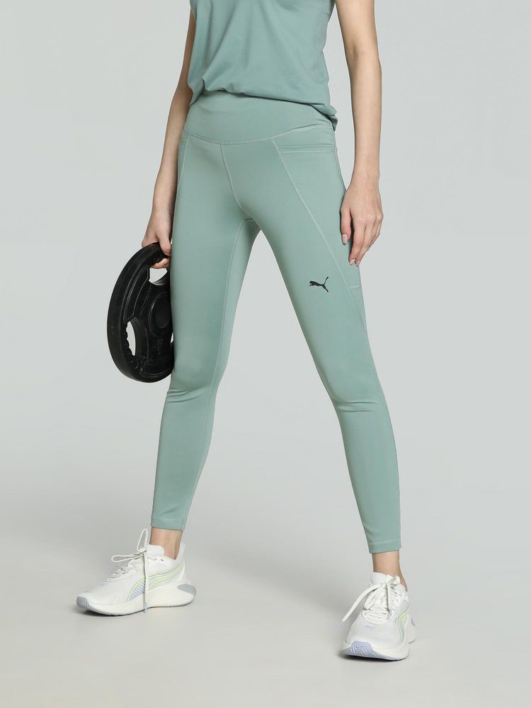 Puma TAD ESSENTIAL HW 7/15 Womens Green Tights-picture-16