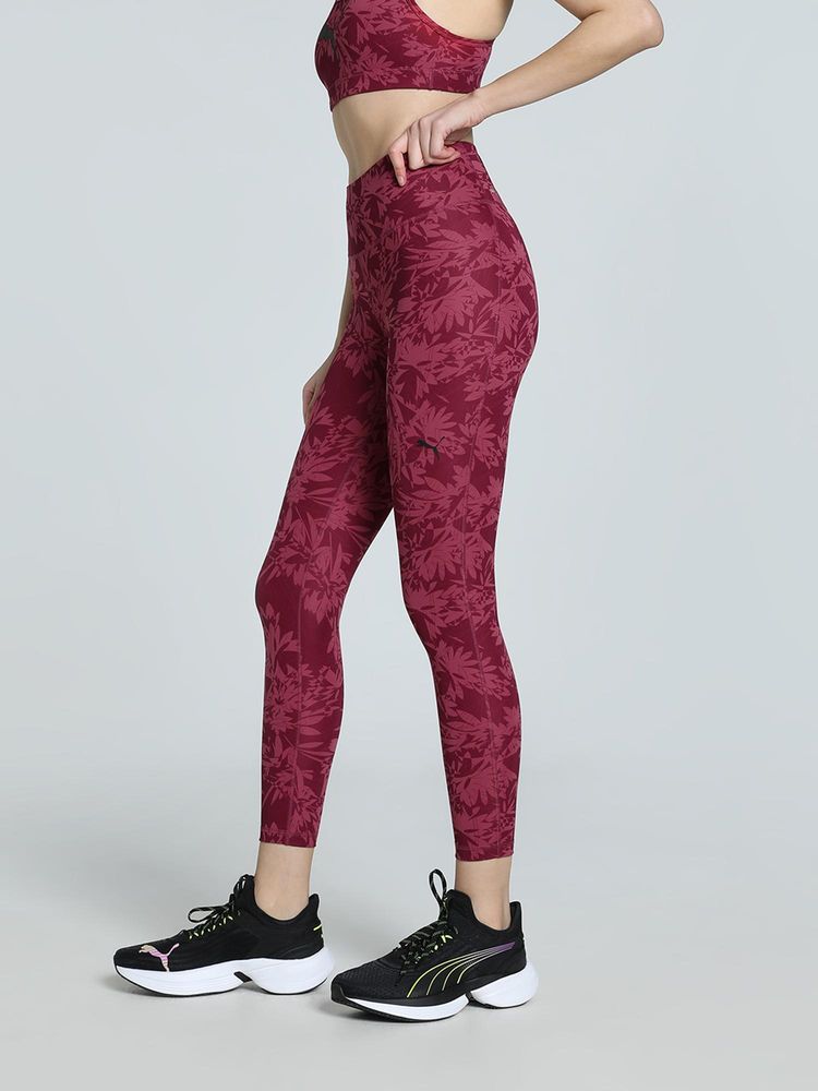 Puma TAD GRAPHIC 7/8 AOP Womens Red Tights-picture-21