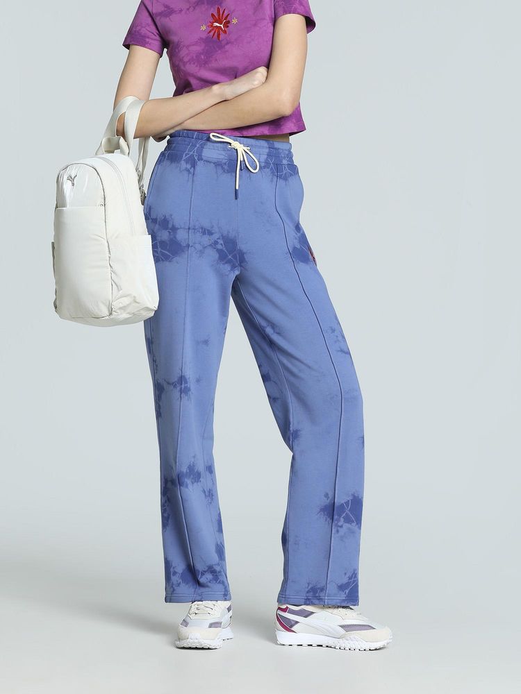 Puma Wardrobe Ess Womens Blue Trackpants-image-28