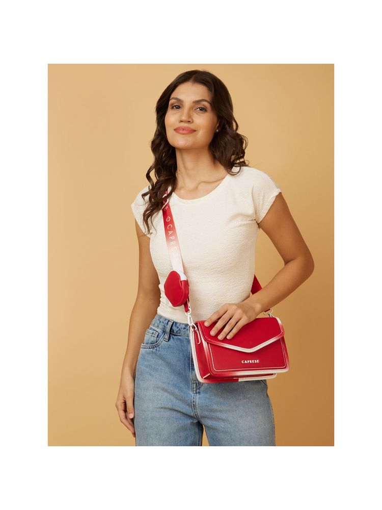Caprese Women Red Vivian Sling Bag (M)-picture-40