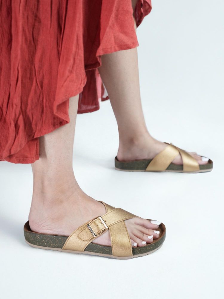 Monrow Lunea Bronze Sandals-image-40