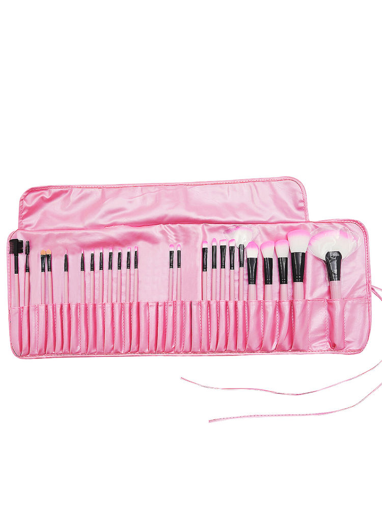Matra Professional Makeup Cosmetic Brushes With Travel Pouch Case Storage - Set Of 24-picture-18