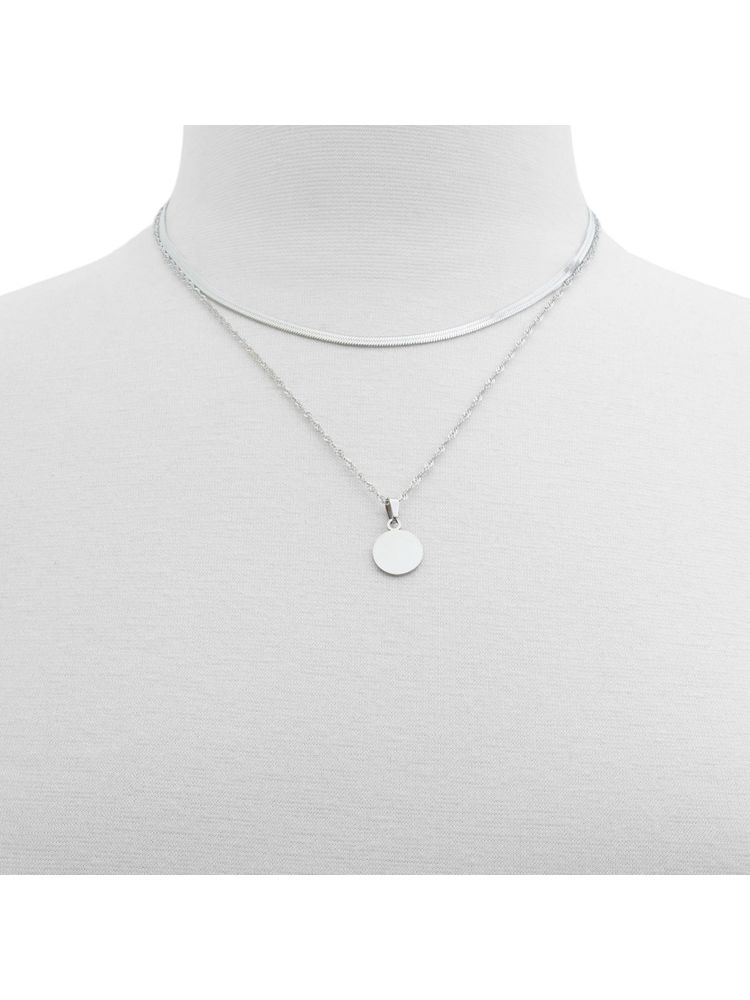 Aldo Silver Statement Necklace-image-38