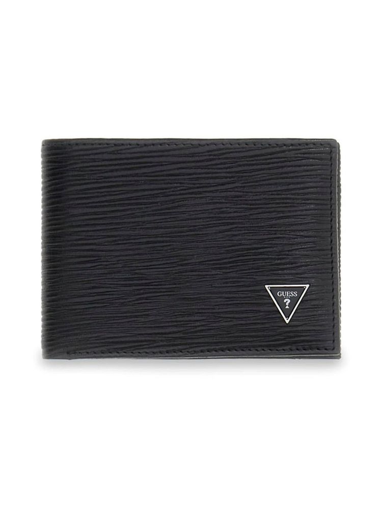 guess fashion Guess Men Black Leather Bi-Fold Wallet-picture-17