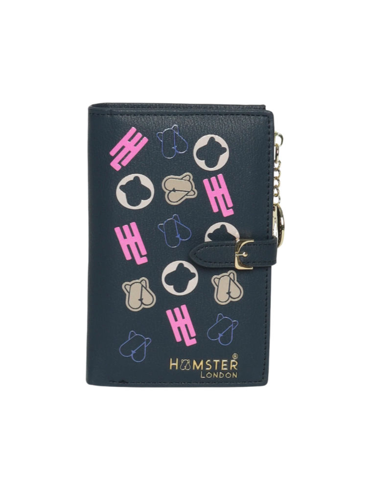 Hamster London Millionaire Mayfair Slim Bifold Wallet Navy Blue (M)-picture-23