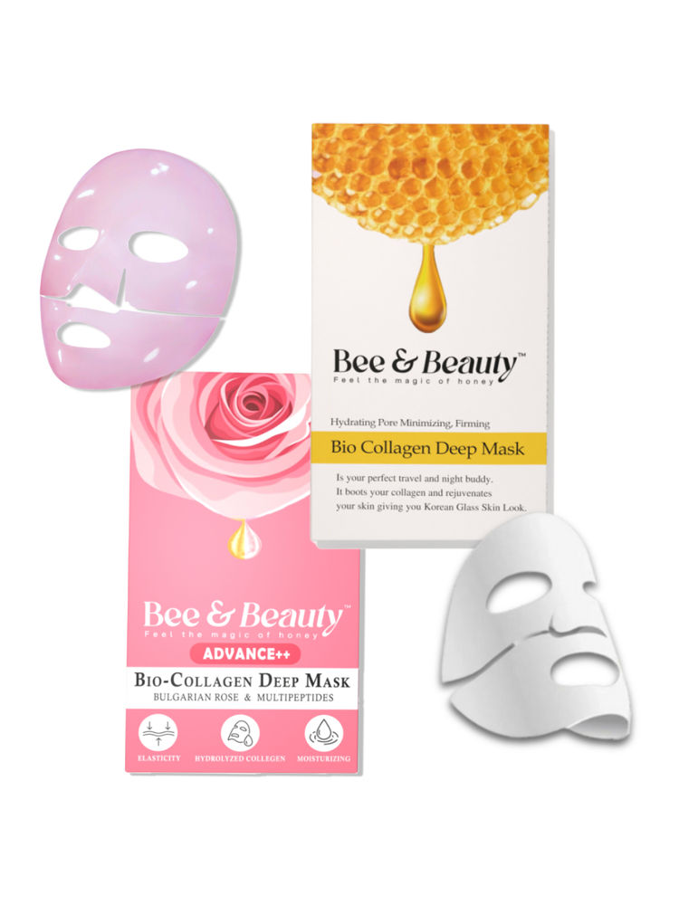 Bee & Beauty Bio Collagen Deep & Pink Mask Combo-image-6