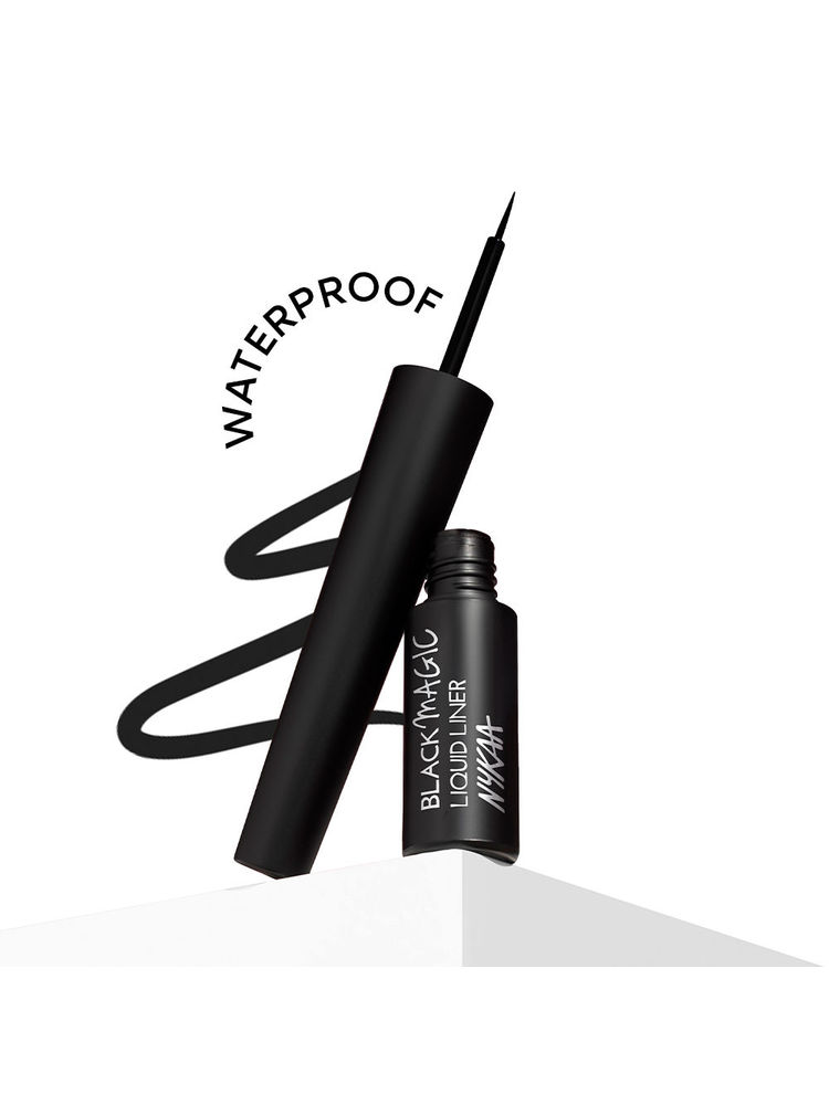 Nykaa Black Magic Liquid Eyeliner - Super Black 01