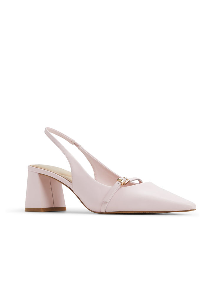 Aldo Skepper-In680 Women Light Pink Block Heel Sandals