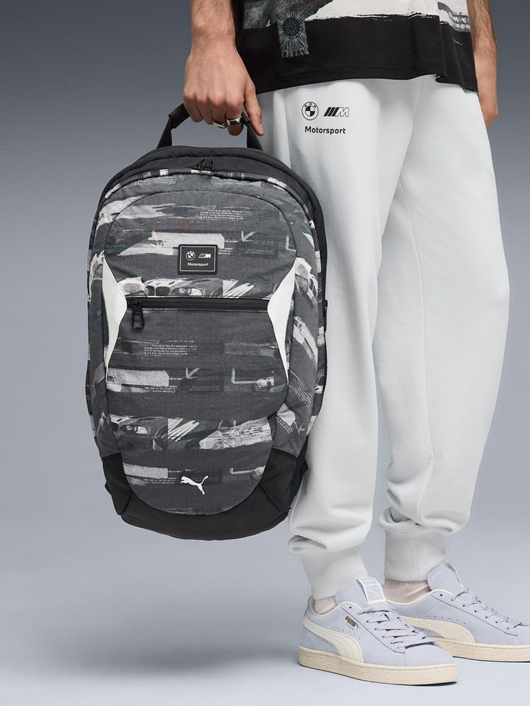 Puma BMW M Motorsport Lifestyle Printed Backpack - Black-picture-24