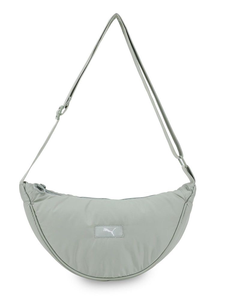 Puma PLUSH Women’s Halfmoon Sling Bag - Green-image-28