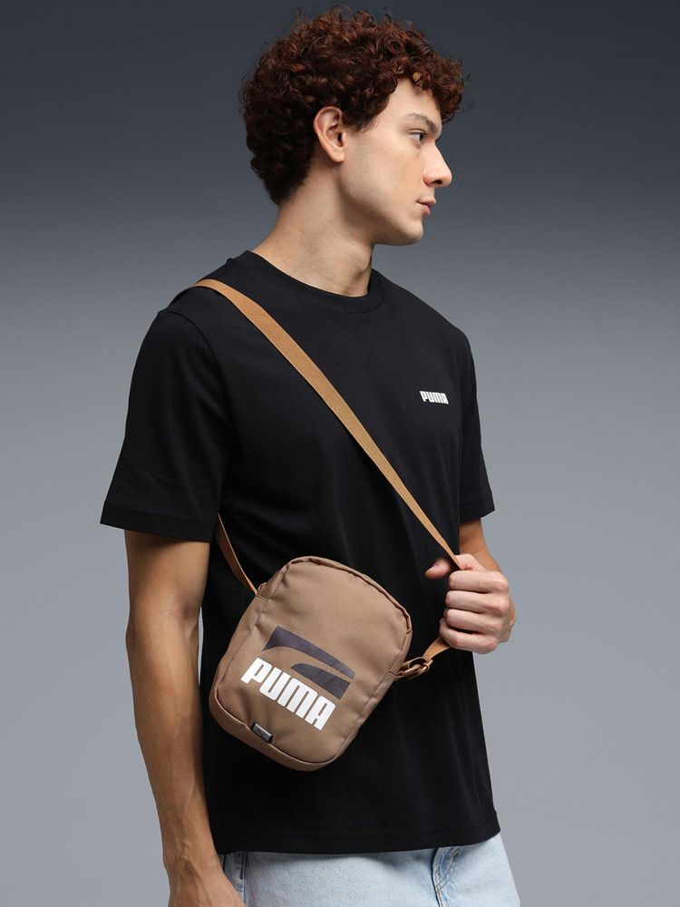 Puma Plus Crossbody Portable Sling Bag - Beige-image-1