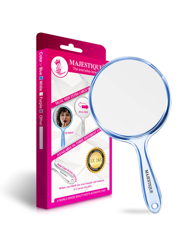 Majestique Dual Side Extra Large Handheld Mirror