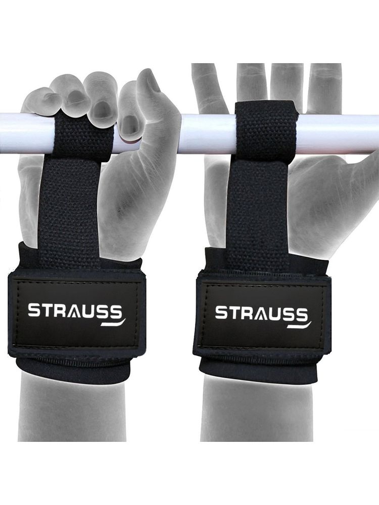 Strauss ST Cotton Gym Support, Pair (Black)-image-40